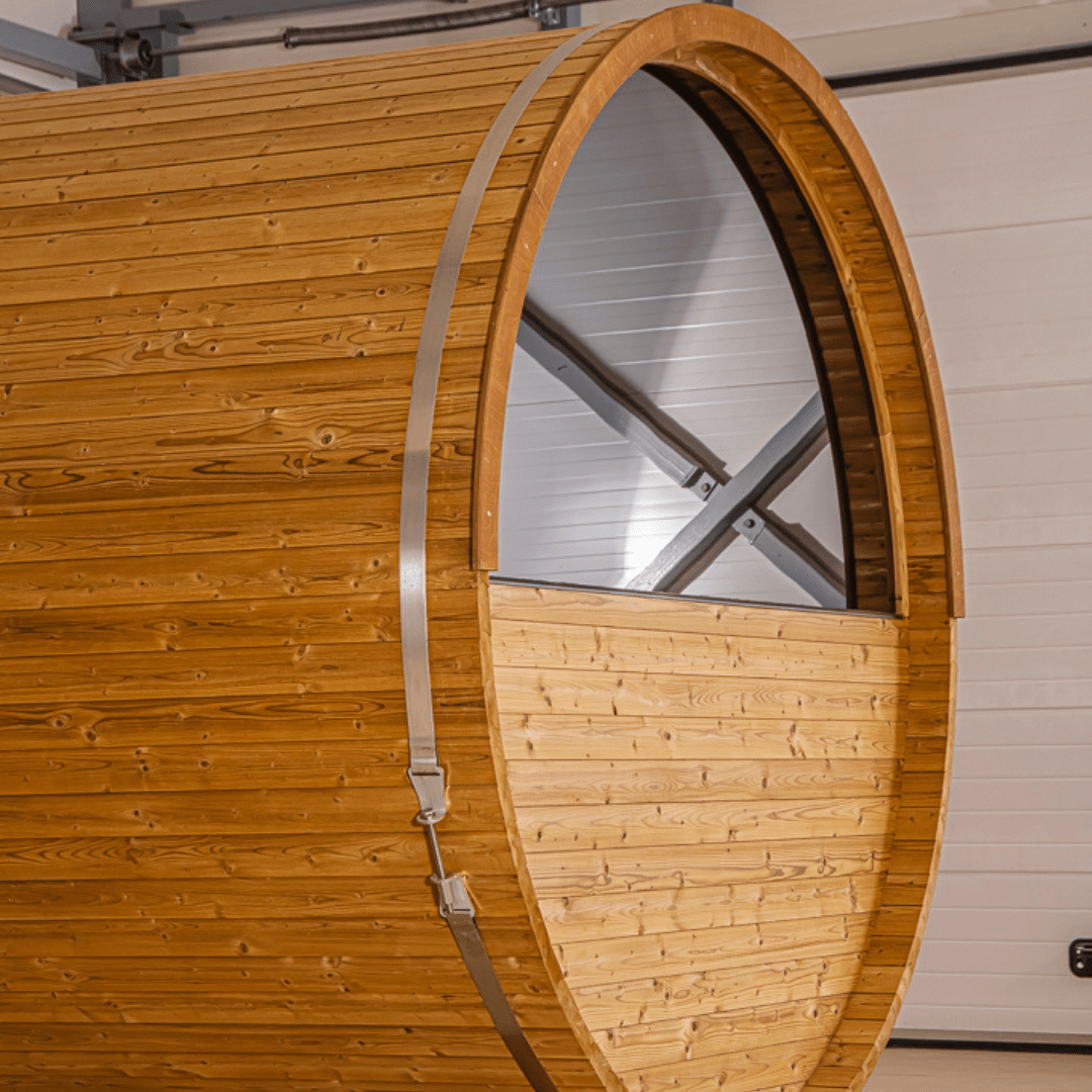 Barrel Sauna Hekla 210 (4 Person) - Health Over Wealth Wellness