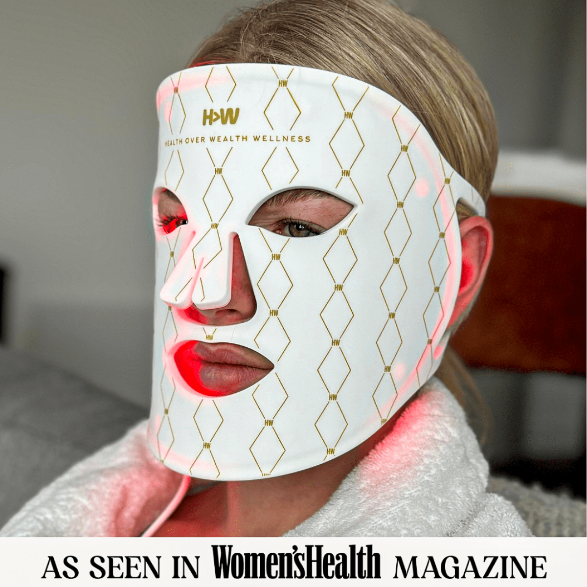 LED Therapy Skin Mask (Red, Blue, Yellow, Near Infrared) - Health Over Wealth Wellness